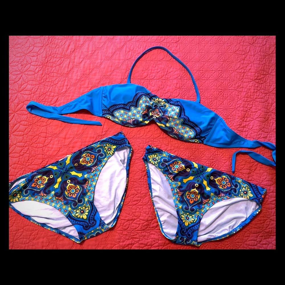 Prana swim suit- med bottoms only!